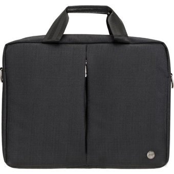 Plm Malibue 16 inç Polyester El-Omuz Laptop Çantası Siyah