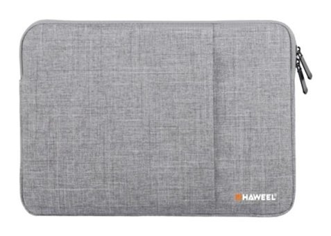 Haweel 13 inç Oxford Kumaş Su Geçirmez Kılıf Laptop Çantası Gri