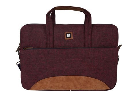 Minbag Jane 15 inç Polyester Su Geçirmez El-Omuz Laptop Çantası Bordo