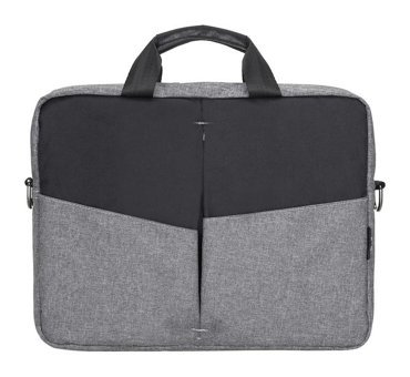 Plm Olena 15.6 inç Kumaş Su Geçirmez El-Omuz Laptop Çantası Gri