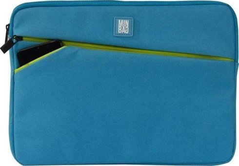 Minbag Peter 529-01 15 inç Polyester Su Geçirmez Kılıf Laptop Çantası Mavi