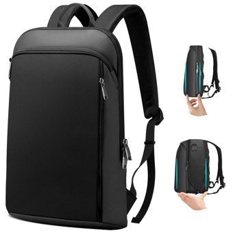 Zinz DB01K02 15.6 inç Polyester Su Geçirmez Sırt Laptop Çantası Siyah