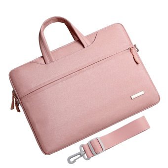 Aliuciku 13.3 inç Oxford Kumaş Su Geçirmez El-Omuz Laptop Çantası Pembe