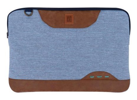 Minbag Danny 15 inç Polyester Su Geçirmez Kılıf Laptop Çantası Açık Gri