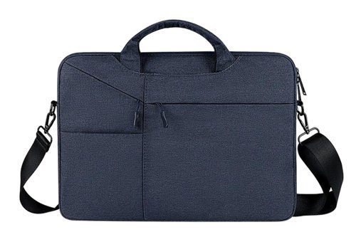Ljxdys 14.1-15.4 inç Kumaş Su Geçirmez El-Omuz Laptop Çantası Lacivert
