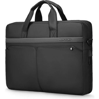 Mark Ryden Ryden 15.6 inç Oxford Kumaş Su Geçirmez El-Omuz Laptop Çantası Siyah