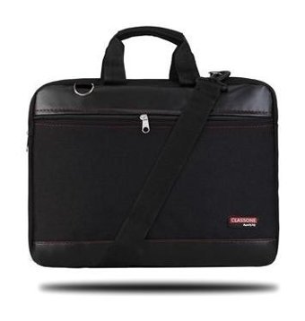Classone Wtxpro TL1560 15.6 inç Kumaş Su Geçirmez El-Omuz Laptop Çantası Siyah