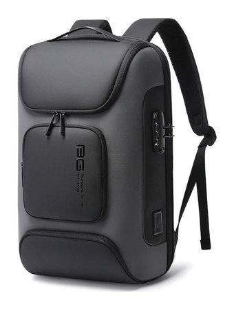 Bange Plus BG-7216 15.6 inç Oxford Kumaş Su Geçirmez Sırt Laptop Çantası Gri