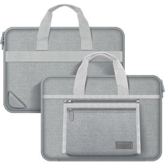 Novstrap Sleeve 13 inç Oxford Kumaş Su Geçirmez Kılıf Laptop Çantası Gümüş