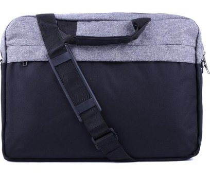 Beutel 15.6 inç Deri Su Geçirmez El-Omuz Laptop Çantası Siyah