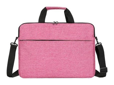Jms 15.6 inç Tuval Su Geçirmez Kılıf Laptop Çantası Pembe