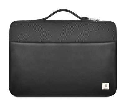 Wiwu 1680D 16 inç Kumaş Su Geçirmez El-Omuz Laptop Çantası Siyah