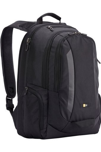 Case Logic 15.6 inç Kumaş Su Geçirmez Sırt Laptop Çantası Siyah