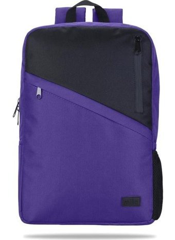 Classone Mila W303 15.6 inç Polyester Su Geçirmez Sırt Laptop Çantası Mor