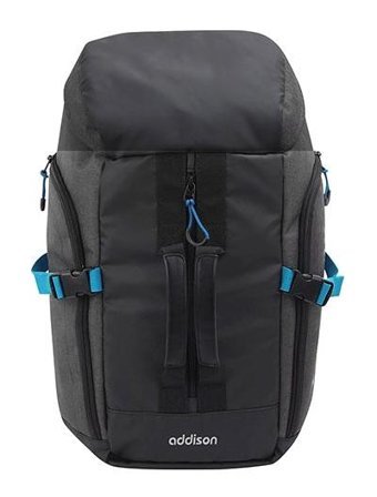 Addison 301008 15.6 inç Deri Sırt Laptop Çantası Siyah