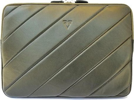 Rich Smith 6218 13 inç Deri Su Geçirmez Kılıf Laptop Çantası Yeşil