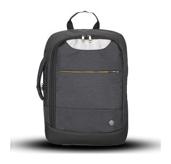 Plm Neptun 15 inç Jakarlı Kumaş Sırt Laptop Çantası Siyah
