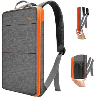 Zinz G02OG01 13-14 inç Pet Su Geçirmez Sırt Laptop Çantası Gri