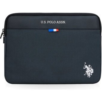 U.S. Polo Assn. 13-13.3 inç Deri Kılıf Laptop Çantası Gri