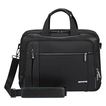 Samsonite 137263-1041 17.3 inç Naylon Kumaş El-Omuz Laptop Çantası Siyah