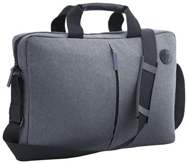 Hp Value Toplpad Case 15.6 inç Kumaş Su Geçirmez El-Omuz Laptop Çantası Gri-Siyah