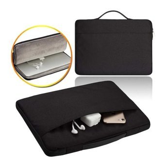 Gubisi 11-12-13.3-14 inç Kumaş Su Geçirmez Kılıf Laptop Çantası Siyah