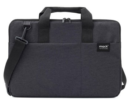 Mack CityFit MCC-703 15.6 inç Kumaş Su Geçirmez El-Omuz Laptop Çantası Siyah