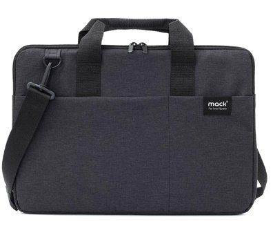 Mack City Fit 15.6 inç Kumaş Su Geçirmez El-Omuz Laptop Çantası Siyah