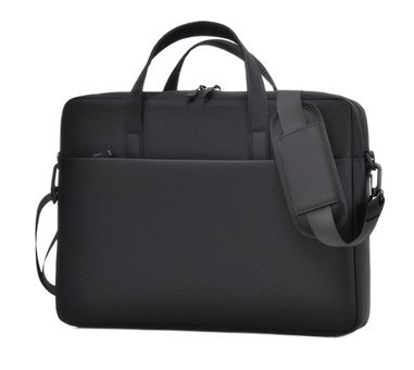 Cicilin 17.3 inç Polyester Su Geçirmez El-Omuz Laptop Çantası Siyah