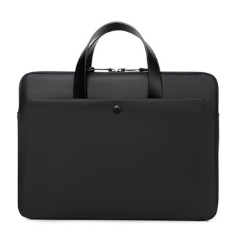 Cicilin 15.6 inç Kumaş Su Geçirmez El-Omuz Laptop Çantası Siyah