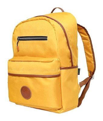 Npo Njoy 16 inç Polyester Su Geçirmez Sırt Laptop Çantası Hardal