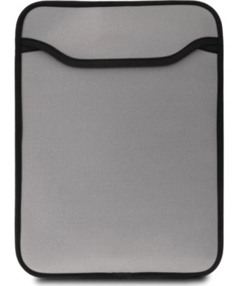 Arabulalaca A2941 15 inç Neopren Su Geçirmez Kılıf Laptop Çantası Gri
