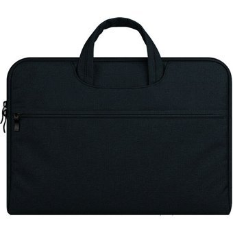 Arabulalaca A2485 16.2 inç Deri Su Geçirmez Kılıf Laptop Çantası Siyah