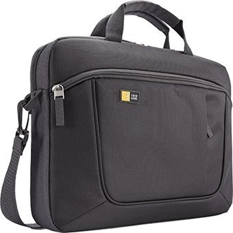 Case Logic AUA314 14.1 inç Polyester El-Omuz Laptop Çantası Siyah