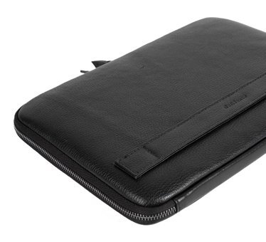 Mussen 13-13.3 inç Hakiki Deri Su Geçirmez Kılıf Laptop Çantası Siyah