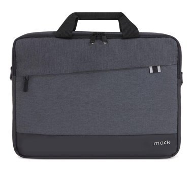 Mack Unicity Eco 15.6 inç Kumaş Su Geçirmez El-Omuz Laptop Çantası Siyah