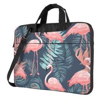 VducK Flamingo 15.6 inç Oxford Kumaş Su Geçirmez El-Omuz Laptop Çantası Siyah