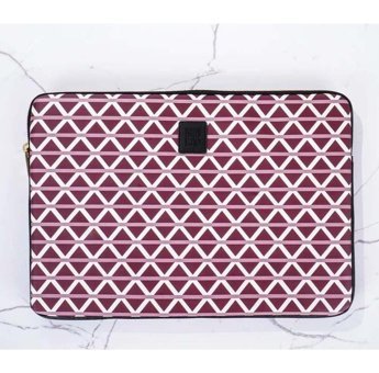 Minbag Marin 13 inç Polyester Su Geçirmez Kılıf Laptop Çantası Gül Kurusu
