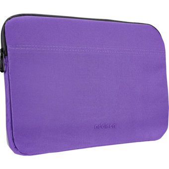 Addison Tauras 15 inç Deri Kılıf Laptop Çantası Mor