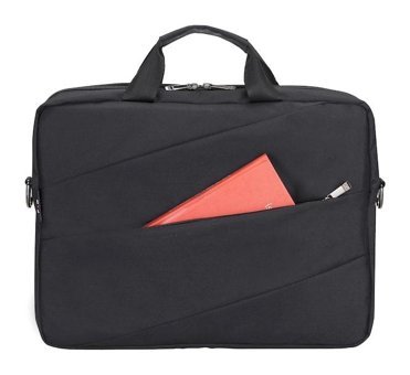 Plm Katama 15.6 inç Kumaş Su Geçirmez El-Omuz Laptop Çantası Siyah