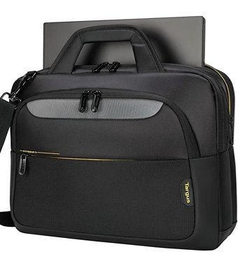Targus TCG460EU 15.6 inç Polyester Su Geçirmez El-Omuz Laptop Çantası Siyah