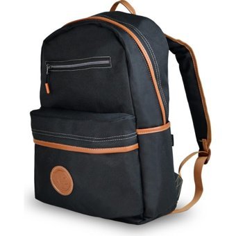 Npo Njoy 16 inç Polyester Su Geçirmez Sırt Laptop Çantası Siyah