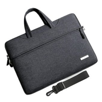 Bsxjh 12 inç Oxford Kumaş Su Geçirmez El-Omuz Laptop Çantası Gri