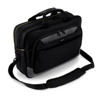 Targus TCG460 15.6 inç Polyester Su Geçirmez El-Omuz Laptop Çantası Siyah