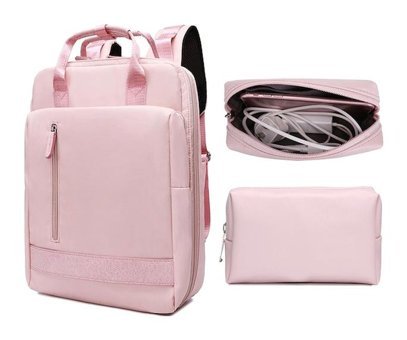 Lbw 15.6 inç Sırt Laptop Çantası Pembe