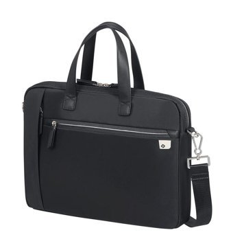 Samsonite Eco WAVE 15.6 inç Polyester El-Omuz Laptop Çantası Siyah