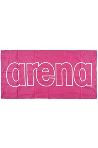 Arena Gym Smart Mikrofiber Plaj Havlusu Beyaz Pembe