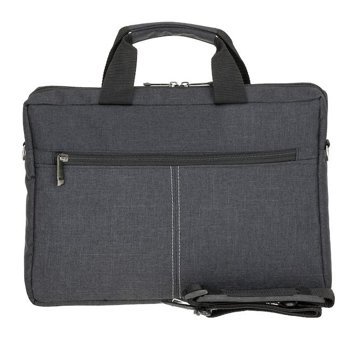 Plm Jima 15.6 inç Polyester El-Omuz Laptop Çantası Siyah