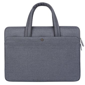 Aliuciku 14 inç Oxford Kumaş Su Geçirmez El-Omuz Laptop Çantası Koyu Gri