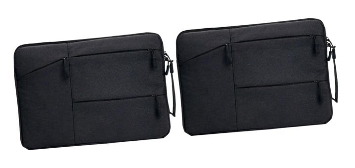 Uonlytech 15 inç Oxford Kumaş Su Geçirmez El-Omuz Laptop Çantası Siyah